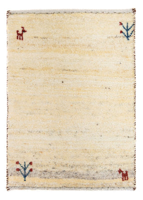 Gabbeh Teppich - Loribaft Perser 60 x 40 cm - beige