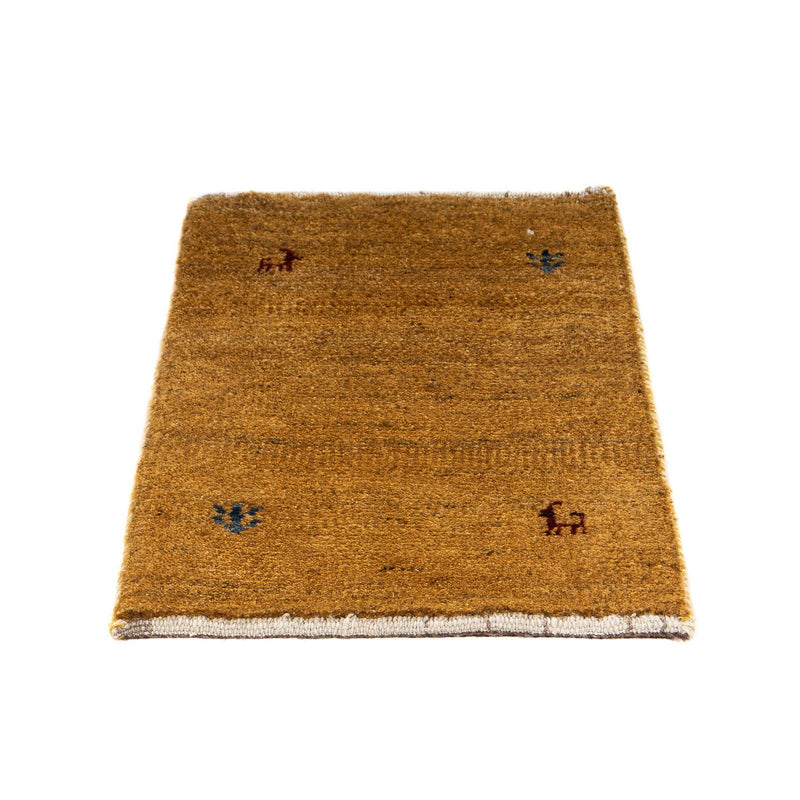 Gabbeh Teppich - Loribaft Perser 60 x 40 cm - braun