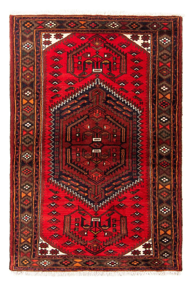 Perserteppich - Nomadic 165 x 102 cm - dunkelrot