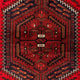Perserteppich - Nomadic 165 x 102 cm - dunkelrot