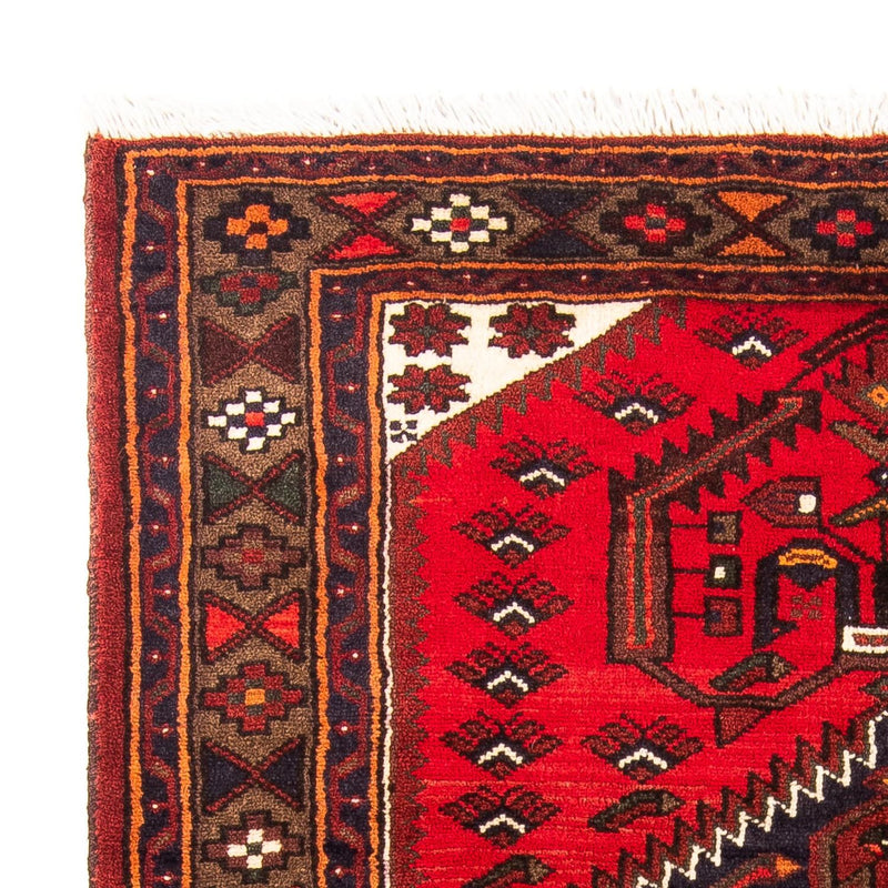 Perserteppich - Nomadic 165 x 102 cm - dunkelrot