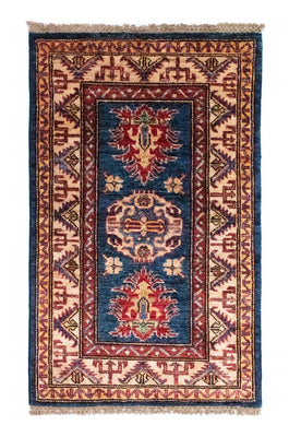 Ziegler Teppich - Kazak 97 x 61 cm - blau