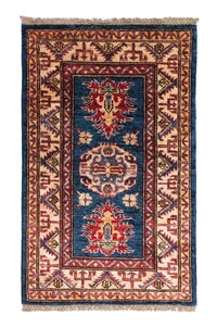 Ziegler Teppich - Kazak 97 x 61 cm - blau