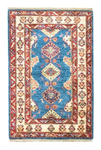 Ziegler Teppich - Kazak 97 x 65 cm - blau