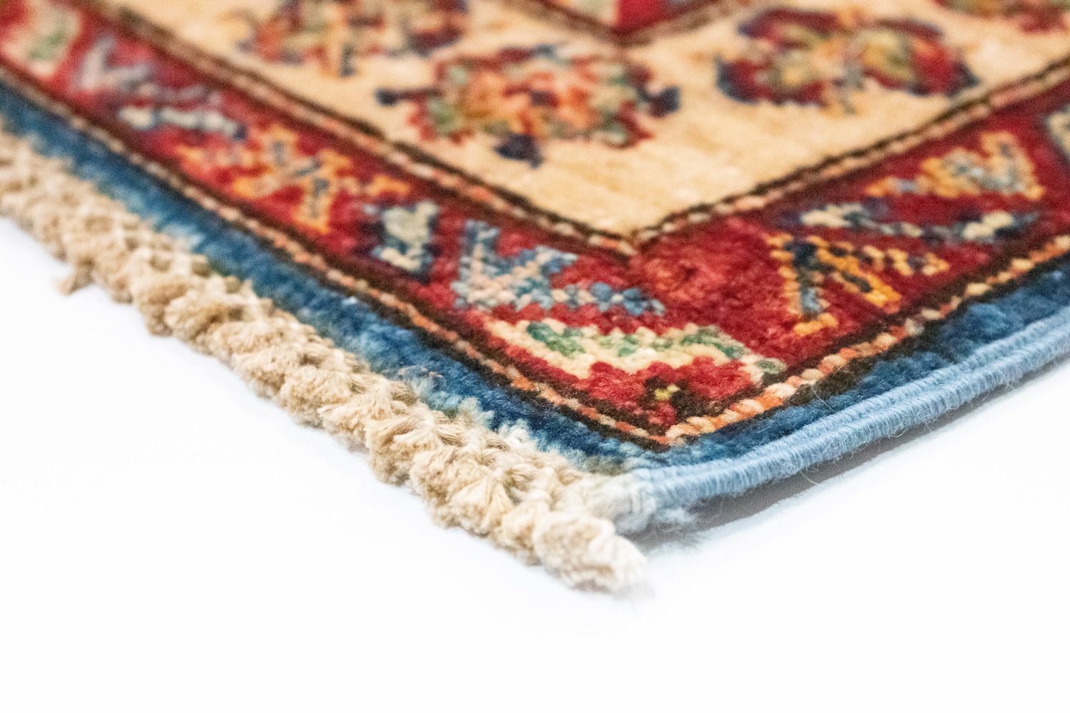 Ziegler Teppich - Kazak 97 x 65 cm - blau