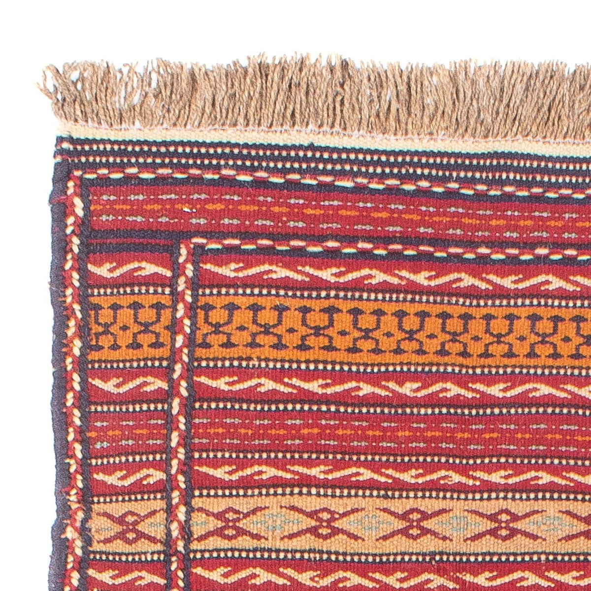 Läufer Kelim - Oriental - 200 x 70 cm - mehrfarbig