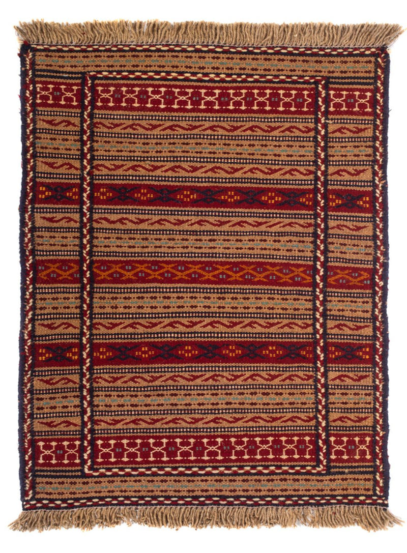 Kelim Teppich - Oriental - 90 x 60 cm - mehrfarbig