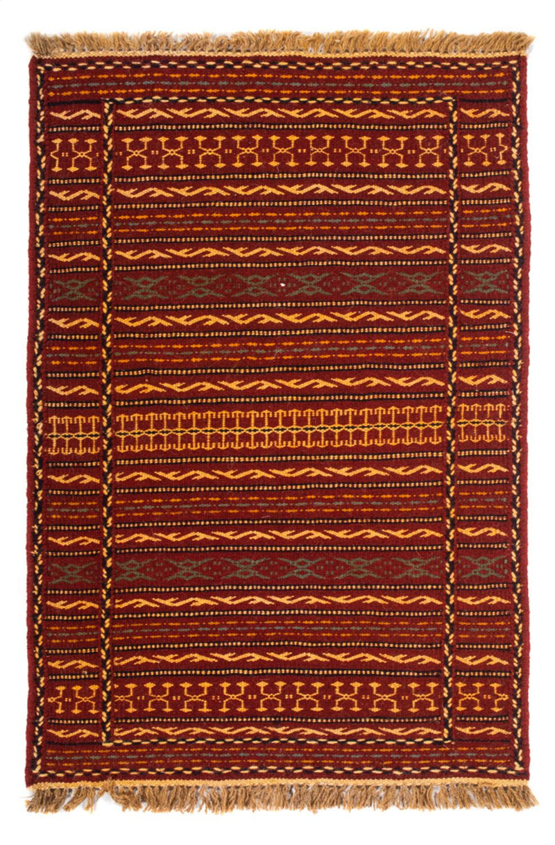 Kelim Teppich - Oriental - 90 x 60 cm - mehrfarbig