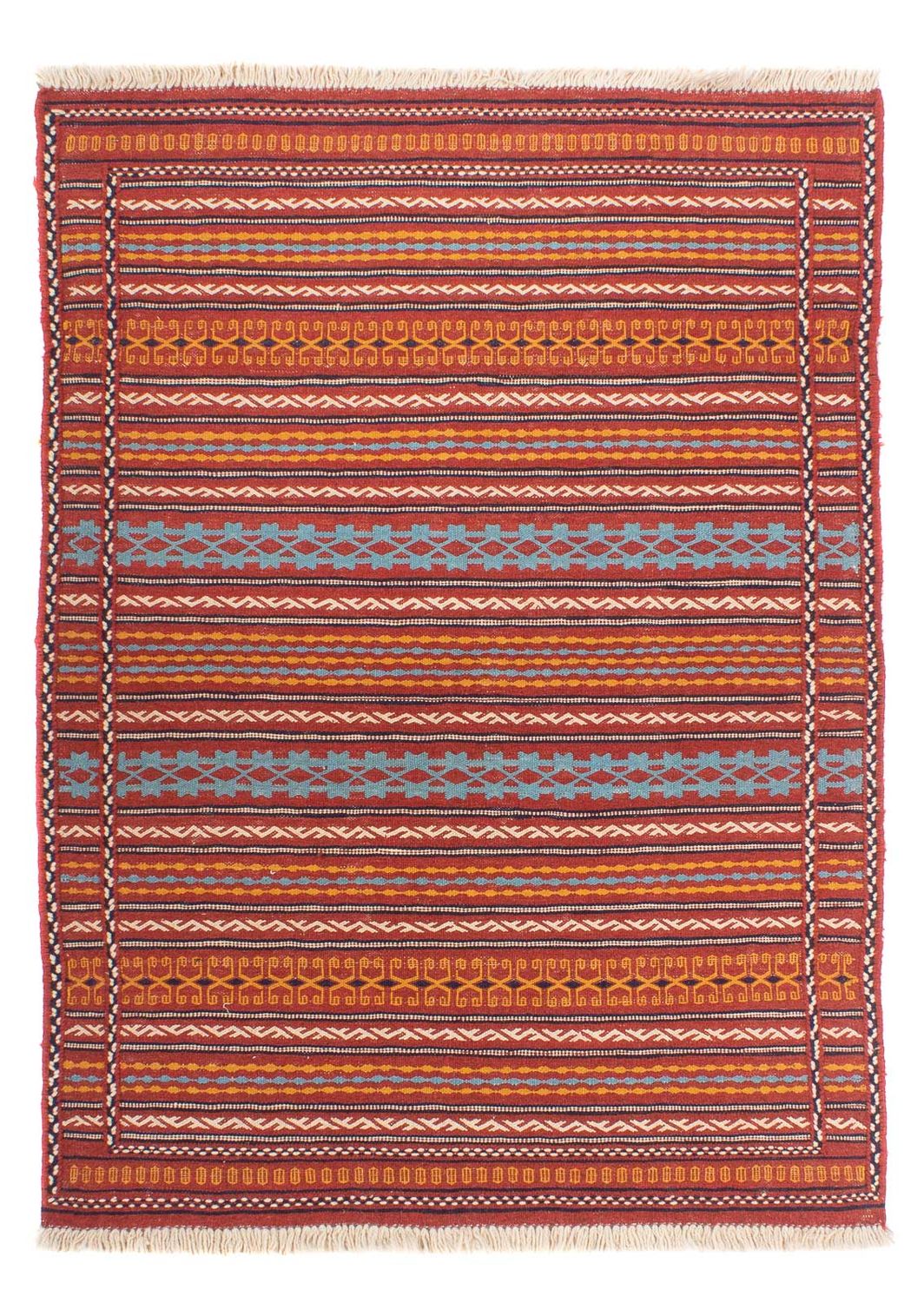 Kelim Teppich - Oriental - 150 x 100 cm - mehrfarbig
