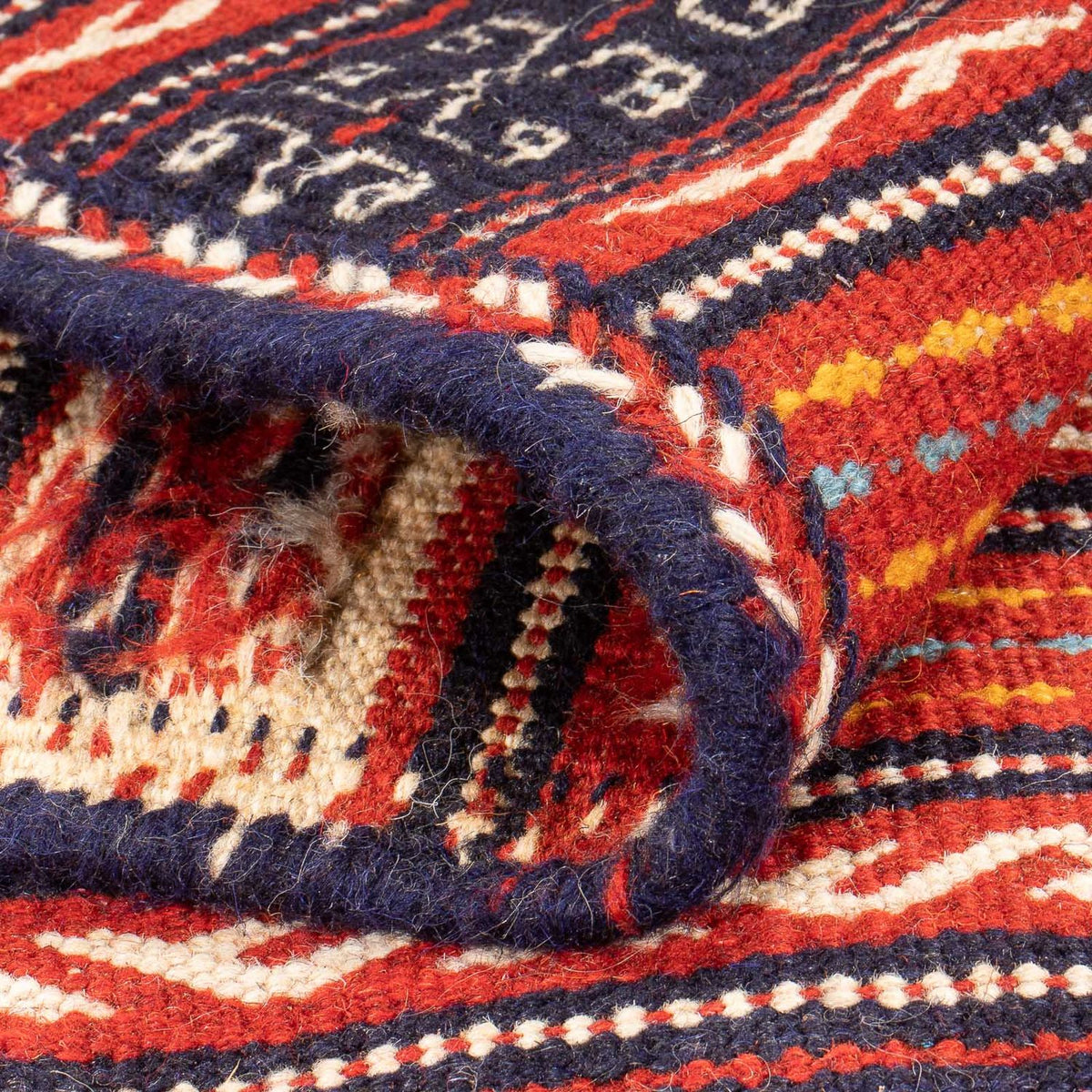 Kelim Teppich - Oriental - 150 x 100 cm - mehrfarbig