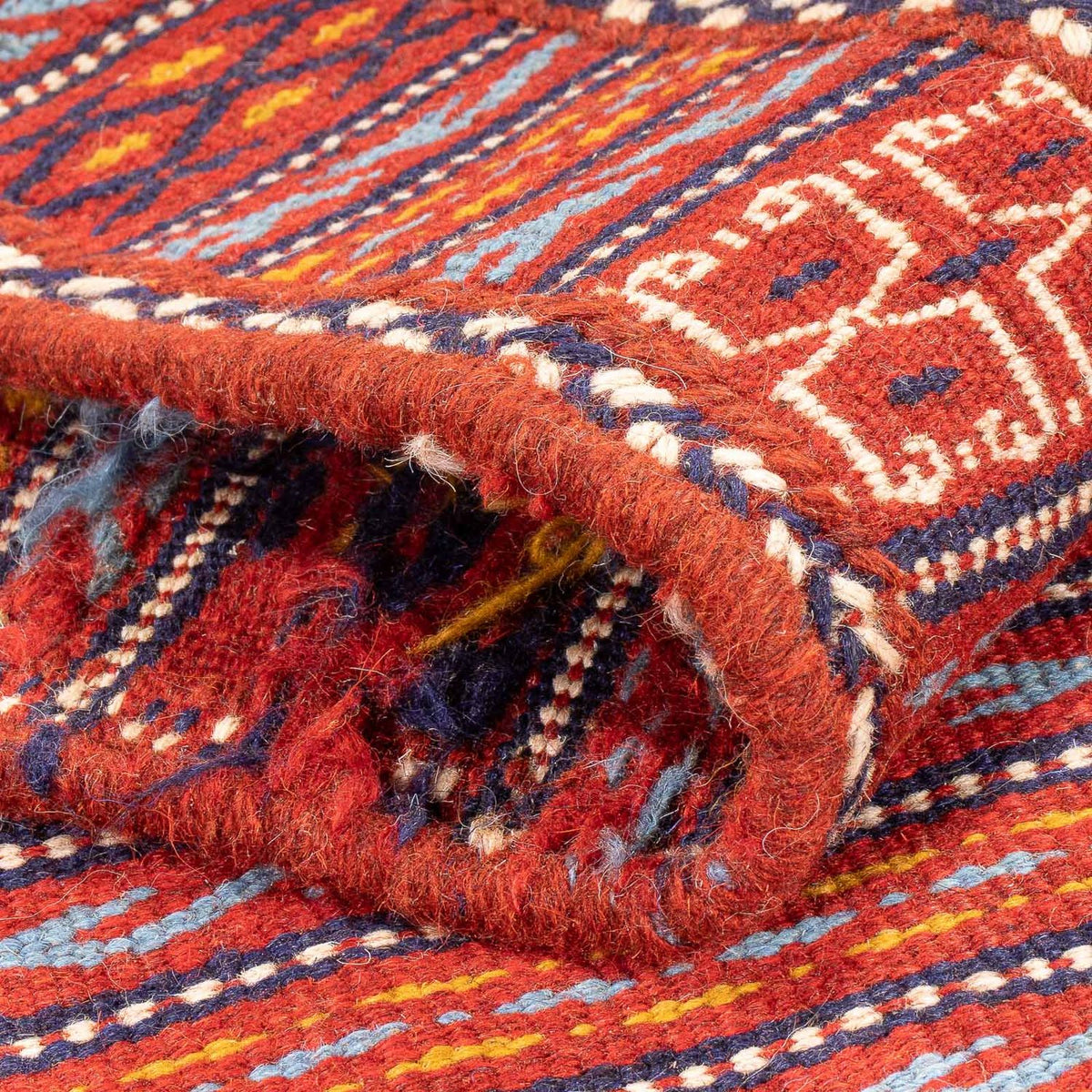 Läufer Kelim - Oriental - 200 x 70 cm - mehrfarbig