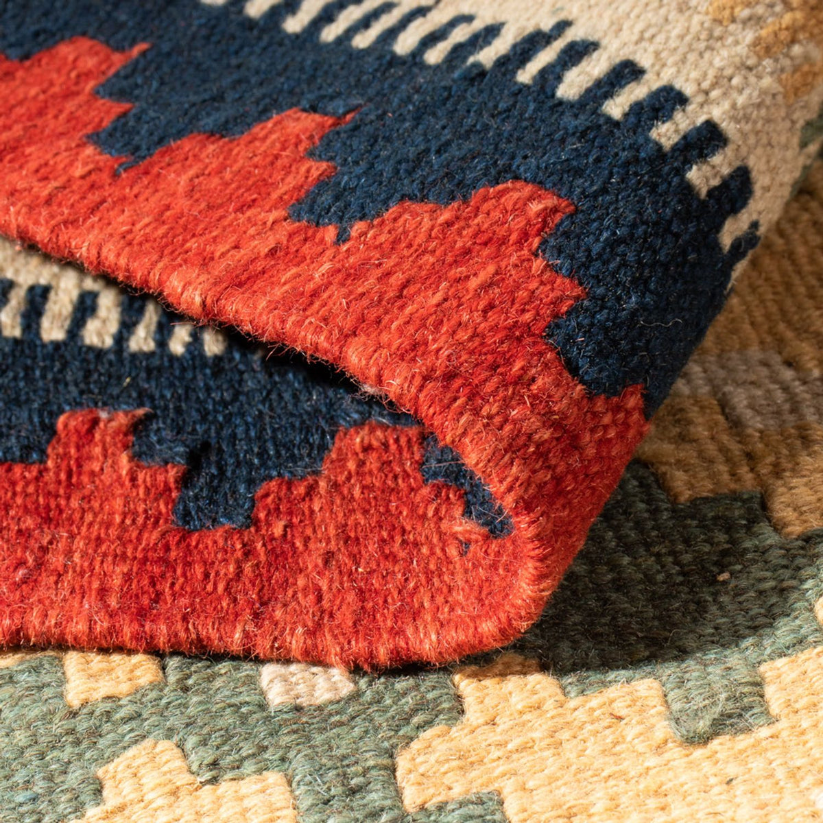 Kelim Teppich - Oriental - 93 x 63 cm - mehrfarbig