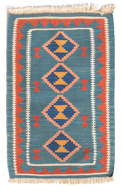Kelim Fars Teppich 63x96cm