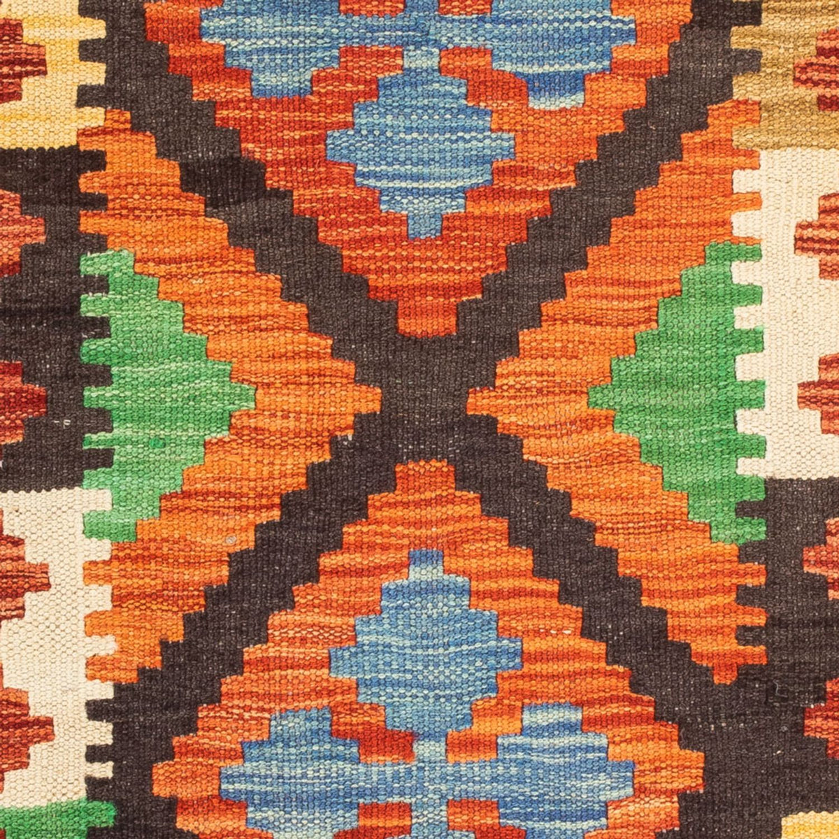 Kelim Teppich - Splash - 89 x 63 cm - mehrfarbig
