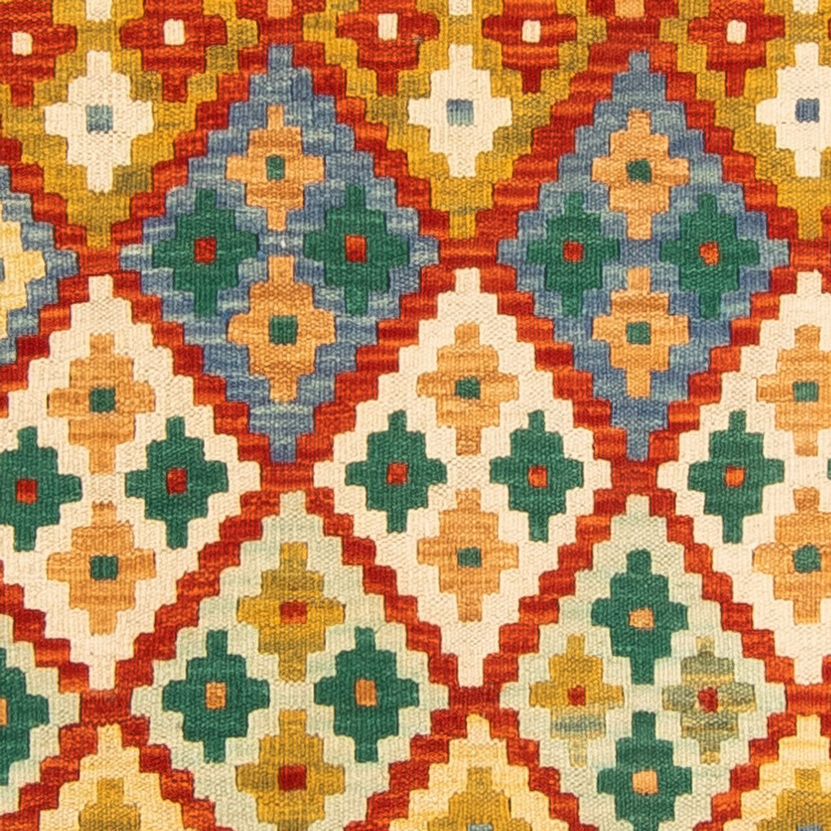 Läufer Kelim - Splash - 297 x 80 cm - mehrfarbig