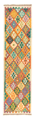 Läufer Kelim - Splash - 297 x 86 cm - mehrfarbig