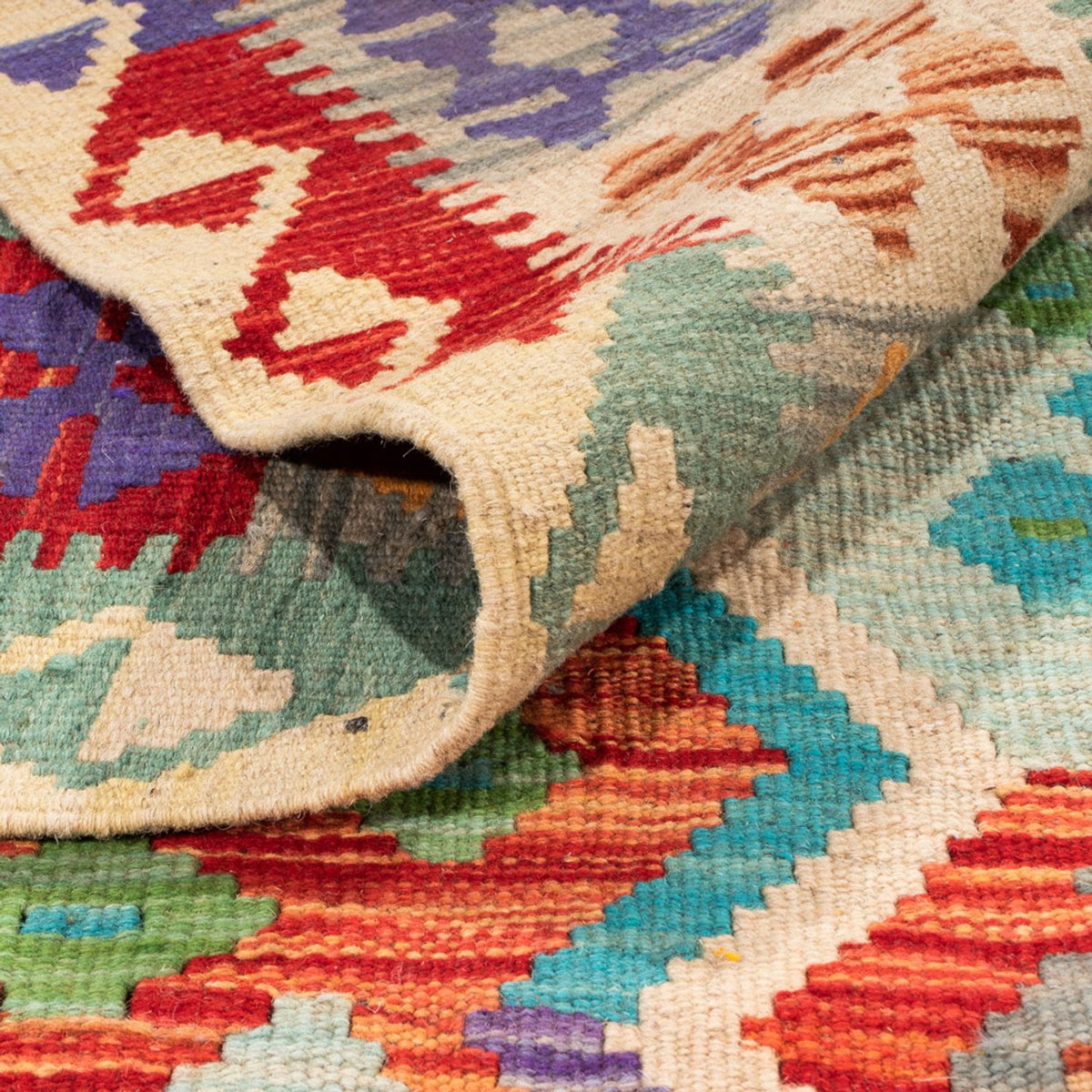 Kelim Teppich - Splash - 359 x 247 cm - mehrfarbig