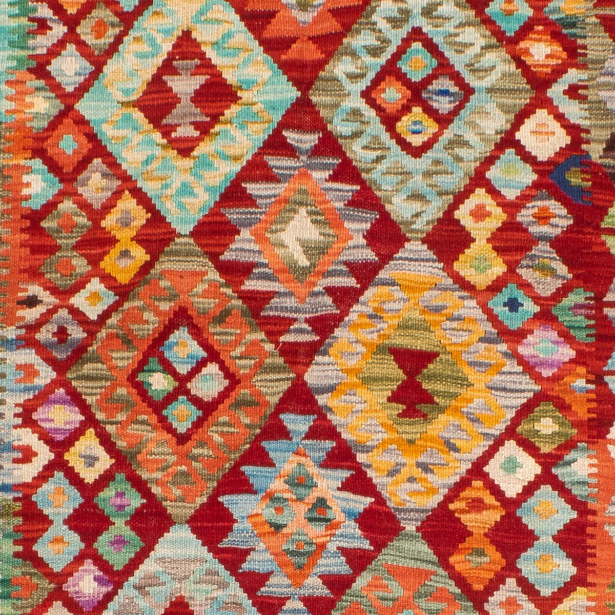 Kelim Teppich - Splash - 183 x 134 cm - mehrfarbig