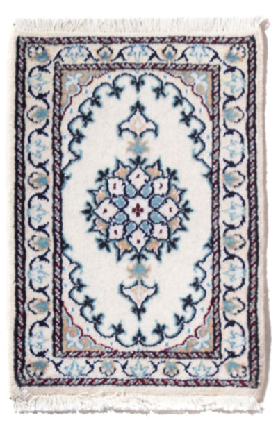 Nain - 12La Teppich 40x60cm - Perserteppich - creme