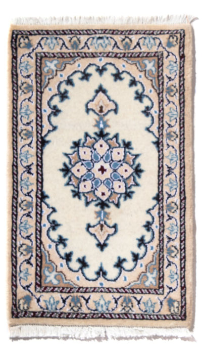 Nain - 12La Teppich 40x60cm - Perserteppich - creme