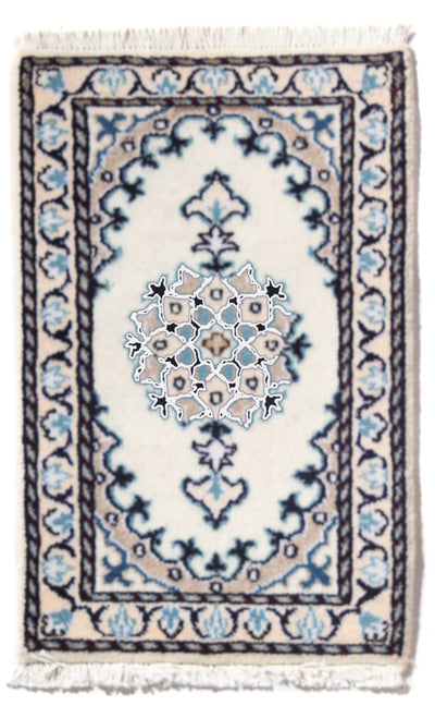 Nain - 12La Teppich 40x60cm - Perserteppich - creme