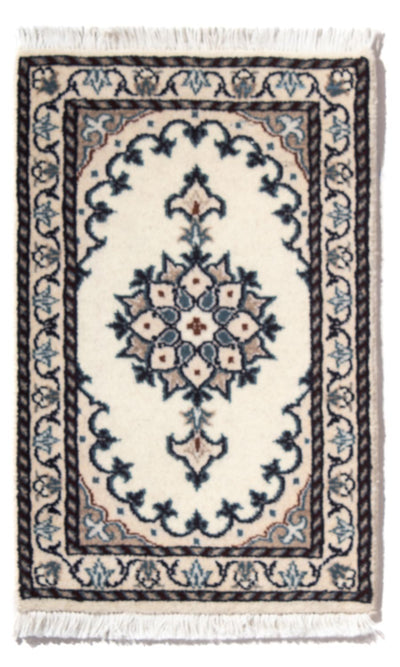 Nain - 12La Teppich 40x60cm - Perserteppich - creme