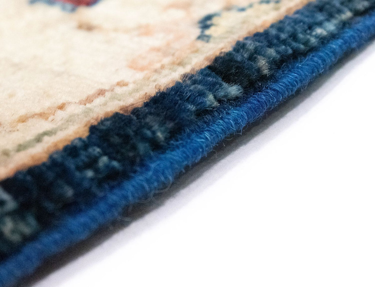 Ziegler Teppich 102 x 60 cm - blau