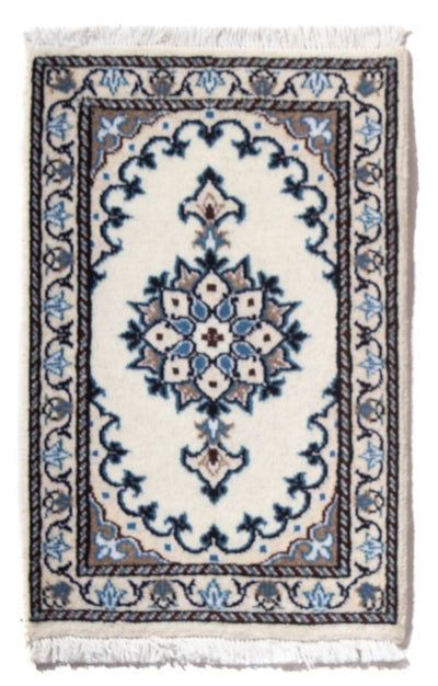 Nain - 12La Teppich 40x60cm - Perserteppich - hellblau