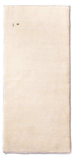 Gabbeh Teppich - Perser - 160 x 75 cm - creme
