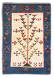 Gabbeh Persisch Teppich 92x63cm - Perserteppich Wollteppich