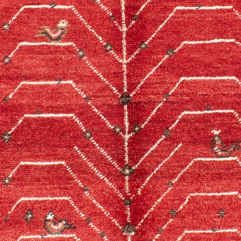 Gabbeh Teppich - Perser - 191 x 147 cm - rot
