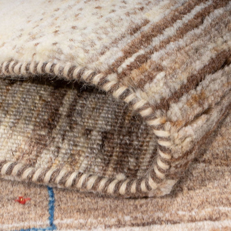 Gabbeh Teppich - Loribaft Perser - 192 x 109 cm - natur