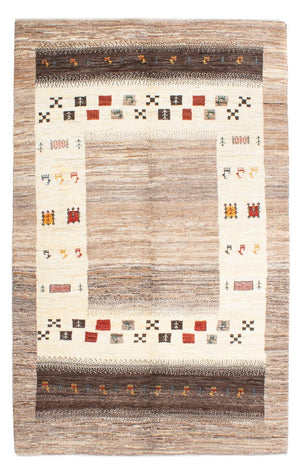Gabbeh Teppich - Loribaft Perser - 186 x 117 cm - natur