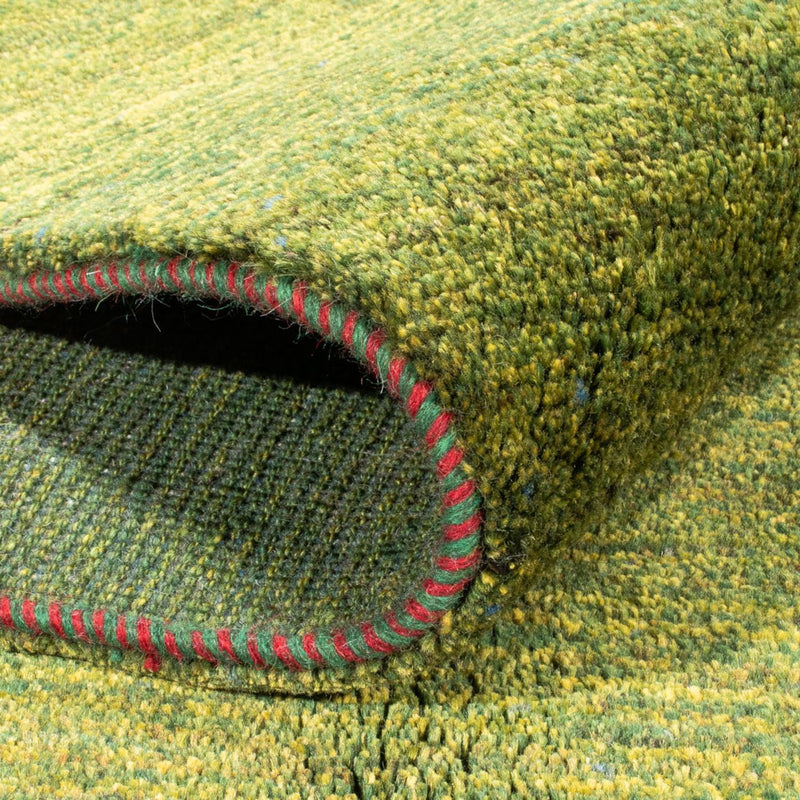 Gabbeh Teppich - Perser - 195 x 154 cm - grün