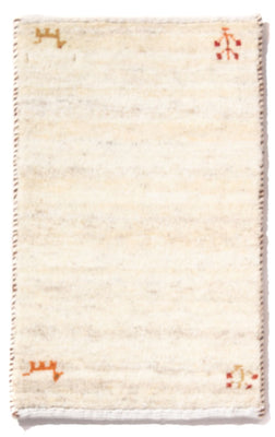 Gabbeh Teppich - Perser - 60 x 40 cm - creme