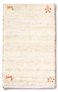 Gabbeh Teppich - Perser - 60 x 40 cm - creme