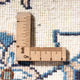Perserteppich - Nain - 137 x 68 cm - creme
