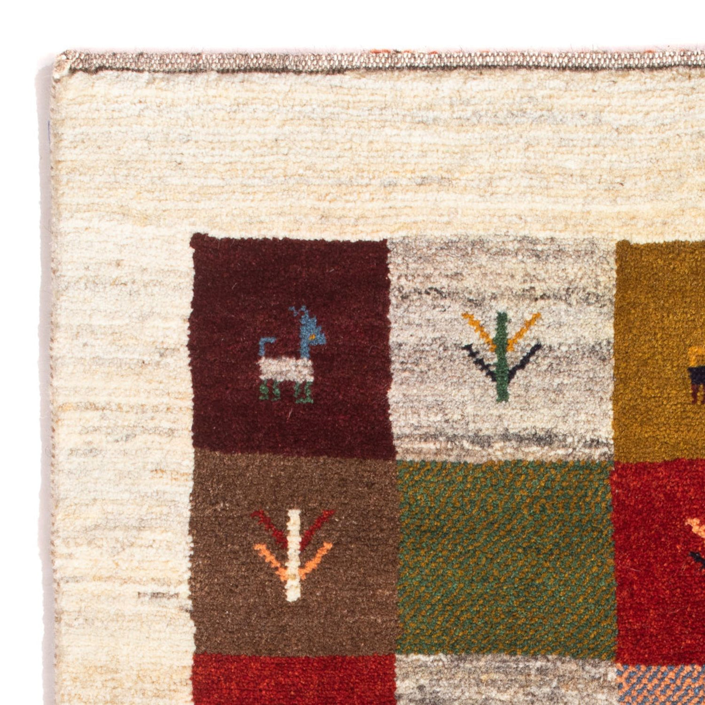 Gabbeh Persisch Teppich 116x78cm - Perserteppich Wollteppich