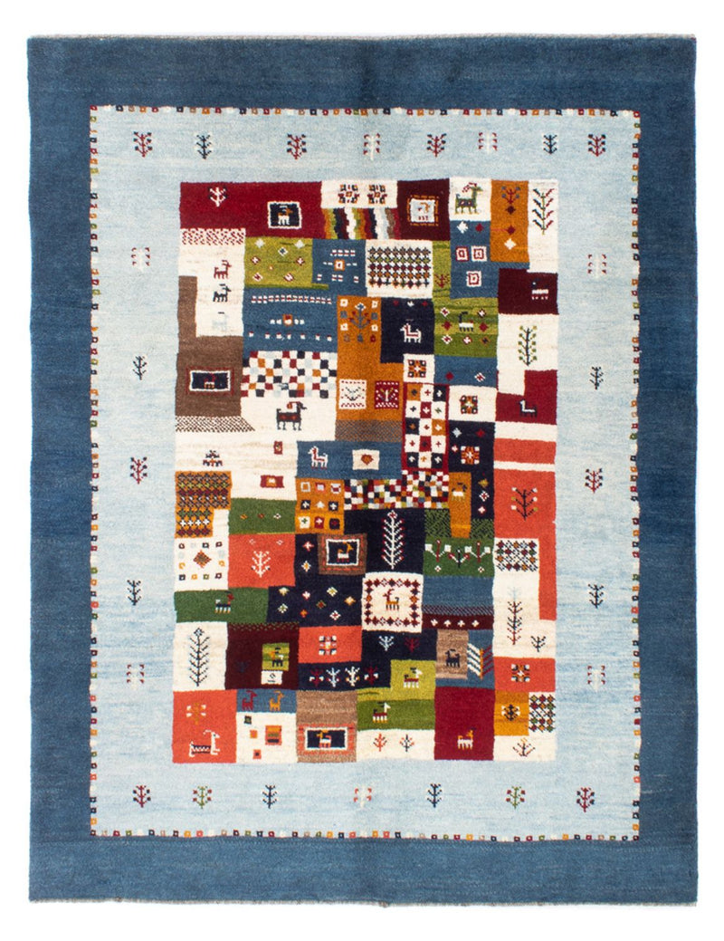 Gabbeh Teppich - Perser - 197 x 156 cm - blau