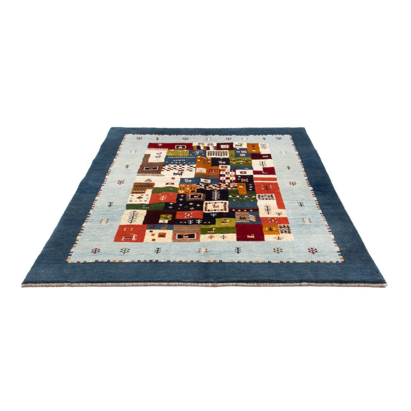 Gabbeh Teppich - Perser - 197 x 156 cm - blau