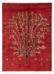 Gabbeh Teppich - Perser - 204 x 150 cm - rot