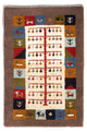Gabbeh Teppich - Perser - 88 x 61 cm - mehrfarbig