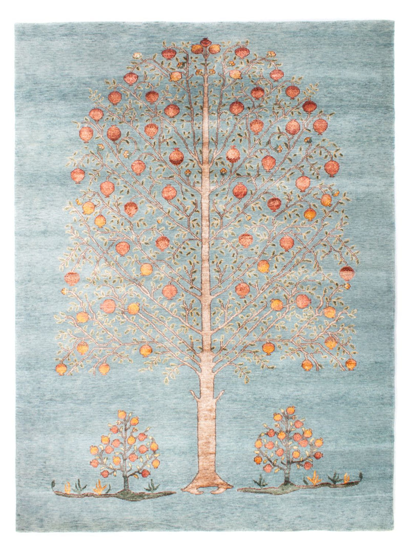 Designer Teppich - 253 x 184 cm - türkis