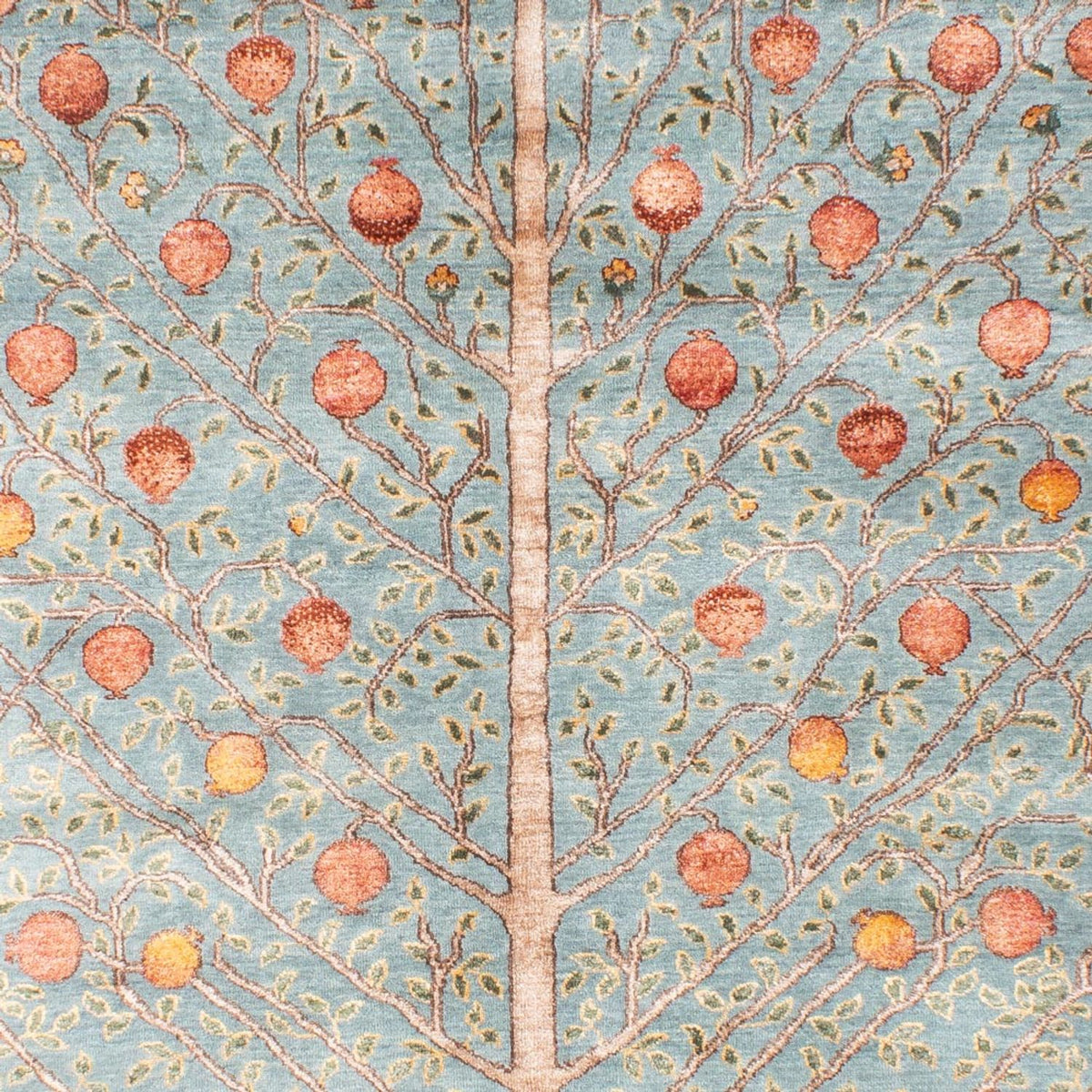 Designer Teppich - 253 x 184 cm - türkis