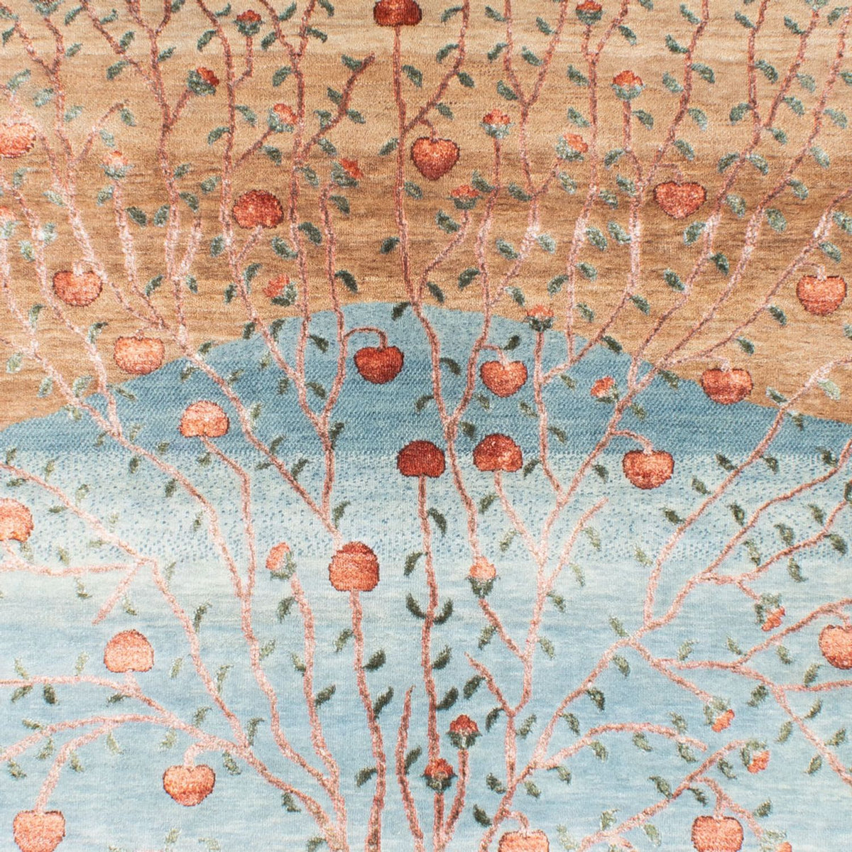 Designer Teppich - 260 x 188 cm - blau