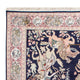 Seidenteppich - Kaschmir Seide - 215 x 133 cm - dunkelblau