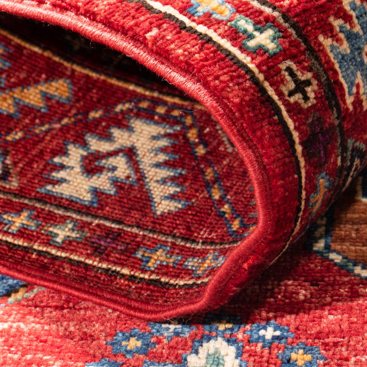 Ziegler Teppich - Ariana - 142 x 100 cm - dunkelrot