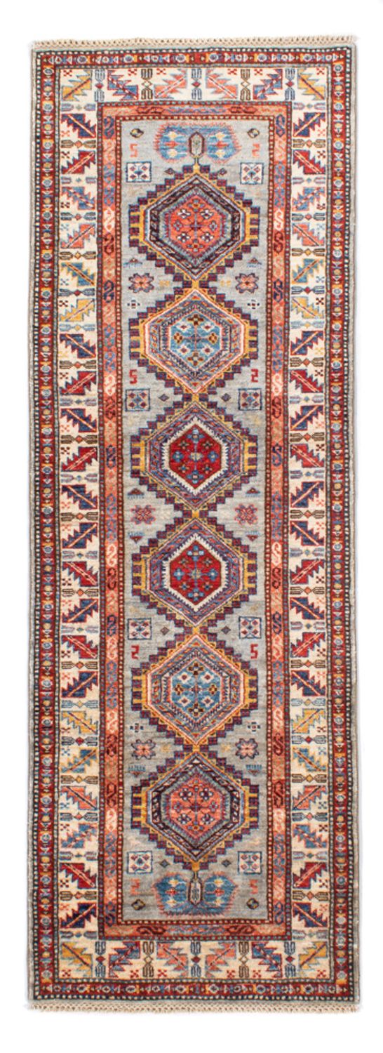 Läufer Ziegler - Kazak - 228 x 74 cm - hellblau