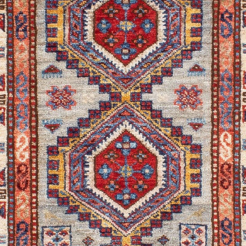 Läufer Ziegler - Kazak - 228 x 74 cm - hellblau