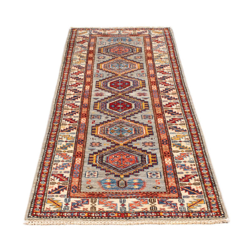Läufer Ziegler - Kazak - 228 x 74 cm - hellblau